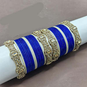 Crystal <b>Bangles</b> <b>Set</b> for Wedding & Festive Wear - Product Image 2