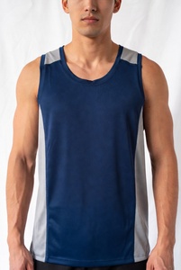 High Quality Men Tank Top Customized Solid Color Tank Top Quick Dry High Grade Men Tank Top - Product Image 1