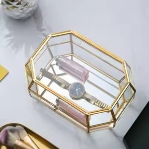 Grand Metal Jewelry Storage <b>Box</b> Organizer for Rings <b>Earrings</b> Necklace Accessories Home Use - Product Image 1