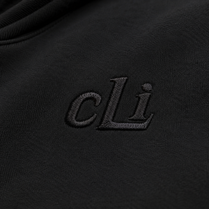 Hoodies amples vierges, broderie ton sur ton personnalisée, en molleton de coton de luxe, ensembles de survêtements à épaules tombantes, joggers à jambes larges, vente en gros, faible MOQ - Product Image 4