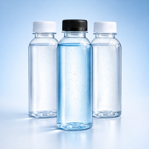 Botella de Plástico PET Transparente de 500 ml, Grado Alimenticio, Desechable, para Agua Mineral, Bebidas, Jugos, Caña de Azúcar, con Tapa de Rosca, Recubrimiento UV, Redonda - Product Image 3