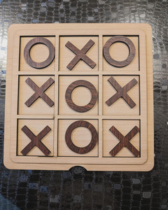 Elegante Juego de Mesa Tic Tac Toe de Resina, Juego de Estrategia de Mesa, Pieza Decorativa Moderna para Mesa de Centro - Product Image 4