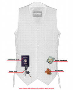 เสื้อกั๊กยีนส์สำหรับขี่มอเตอร์ไซค์ของผู้ชายยี่ห้อ Vandal - Product Image 4