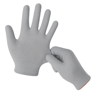 Gants de sécurité en fil 100% polyester, non enduits, tricotés 7G 10G, poignet élastique, séchage rapide, réutilisables, pour usage industriel - Product Image 4