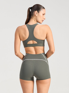 Sujetador Deportivo Transpirable para Mujer, Color Sólido, para Yoga, Fitness, Entrenamiento - Product Image 3