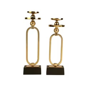 Candelabro Decorativo de Hierro para Navidad, Soporte de Lujo para Velas, Adorno de Mesa para Celebraciones Navideñas - Product Image 2