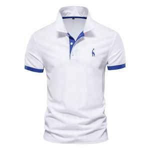 Camiseta Personalizada para Hombre, de Algodón Premium, Tejido de Punto, Secado Rápido, Manga Corta, Informal, para Golf, Venta al Por Mayor, con Logotipo Bordado e Impresión - Product Image 2