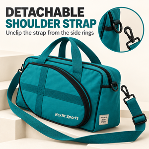 Bolsa Personalizada para Raqueta de Squash, Deportiva, con Bolsillo Frontal con Cremallera, Asas Dobles y Correa para Llevar al Hombro - Product Image 2