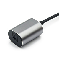 Adaptateur audio USB-A vers fibre optique, convertisseur femelle TOSLINK avec gaine en PVC pour amplificateur DAC, barre de son, console de jeu