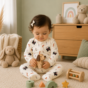 Mameluco de Bebé Unisex de Manga Larga, 100% Algodón, Tejido Interlock |   Saco de Dormir para Bebé con Estampado de Mariposas, Cierre Bidireccional, Suave y Transpirable, para Todas las Estaciones - Product Image 2