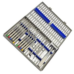 Kit d'Ostéotomie pour Lifting des Sinus Maxillaires Oral Straight Off Set Concave 10 Pcs Avec Maillet Bone Carrier CE BY VIDIFIVE INTERNATIONAL - Product Image 1