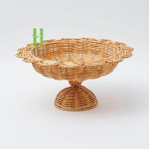 Bandeja de Ratán Ecológica Personalizable, Cesta, Tazón, Contenedor para Servir Alimentos, Tamaños y Colores OEM de Vietnam, Superventas - Product Image 1
