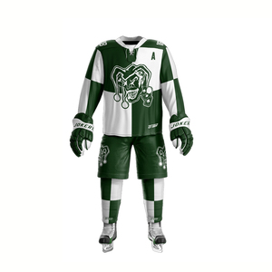 Uniforme de hockey sur glace à prix d'usine, fabriqué avec un tissu doux et respirant, parfait pour le confort et les compétitions d'équipe. - Product Image 1