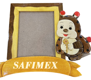 Marcos de Madera para Fotos, Intarsia, Artesanía en Madera Hecha a Mano, Alta Calidad, Duraderos, 15x20cm, Fábrica en Vietnam, Diseño Personalizado - Product Image 5