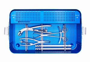 Basic <b>Small</b> Fragment Orthopedic Instrument Set with Sterilization <b>Box</b> Complete Surgical <b>Tools</b> for Bone Fixation Procedures - Product Image 2