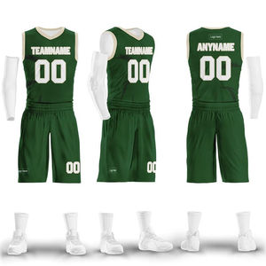 ชุดบาสเก็ตบอลแบบซับลิเมชั่น ระบายอากาศได้ดี แห้งเร็ว เสื้อเจอร์ซีย์ กางเกงขาสั้น ชุดกีฬาสำหรับฝึกซ้อม ผ้าตาข่ายโพลีเอสเตอร์ 100% - Product Image 3