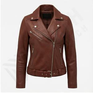 Nueva última mejor moda chaquetas de las mujeres chaqueta de cuero de moda de alta calidad bajo precio chaquetas de cuero de las señoras de cuero personalizado - Product Image 2
