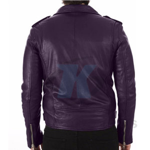 Wholesale Price Outdoor Use <b>Leather</b> Winter <b>Jacket</b> Stand Collar Made In Pakistan <b>Men</b> <b>Leather</b> <b>Jacket</b> - Product Image 3