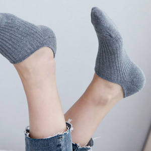 Made in Korea Women's No-Show <b>Socks</b> with Silicone Heel Grip K04 - Product Image 4