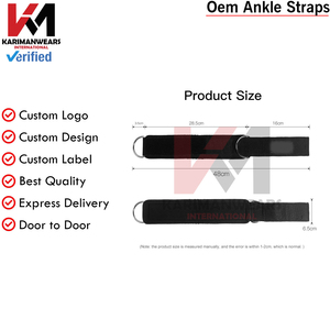 Premium Ankle Strap Gym Cable Attachment Leg Workout Fitness Strap OEM Supplier - Product Image 2