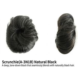 Chignon synthétique coréen pour femme, extension de chignon élastique, postiche pour chignon ou coiffure relevée (A-3) - Product Image 3