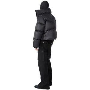 Veste d'hiver matelassée pour homme de haute qualité, respirante, imperméable, à capuche, col montant, légère, chaude et tendance - Product Image 4