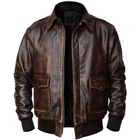Veste coupe-vent en cuir d'agneau pour homme, couleur unie, style streetwear hiver - Couleur personnalisable, logo sur le devant, écologique, respirante