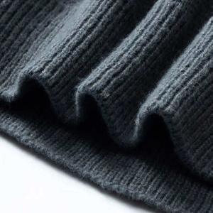 Plus Size Men's Crew Neck Cable Knit <b>Pullover</b> <b>Sweater</b> Thin Solid Color Long Sleeve Casual New Arrival Winter 100% Cotton - Product Image 4