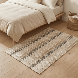 Tapis Dhurrie en coton pour la décoration de chevet, tissé à la main, durable, rectangulaire, à tissage plat, antidérapant, pour salon, 5x10 - Product Image 6