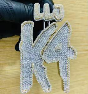 Indian Manufactured Custom Hip Hop Diamond Pendant for Men with Micro Pave Stones and Finish Available At Best Price - Product Image 3