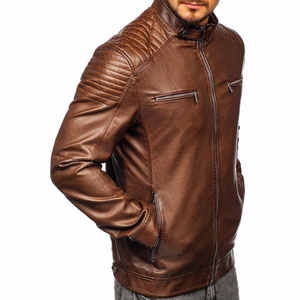 Chaqueta de Invierno para Hombre AZORES SPORTS, de Cuero Genuino, Transpirable, Ligera, con Cierre de Cremallera, de Secado Rápido, en Oferta - Product Image 4