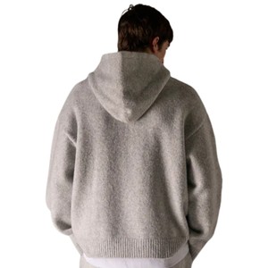 Ensemble sweat à capuche et jogging en maille coupe décontractée pour homme – Tenue décontractée en coton style streetwear avec poche kangourou – Ensemble de sport tendance - Product Image 5