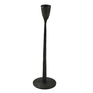 Porte-bougie en fer de qualité supérieure, forgé à la main, en métal noir, élégant, pour la décoration de la maison, les mariages et les dîners - Product Image 6