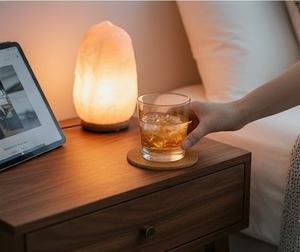 แผ่นรองแก้วไม้ธรรมชาติทรงกลม ขนาด 4 นิ้ว แบบดิบ ไม่ผ่านการตกแต่ง ทนความร้อน หนา 5 มม. เป็นมิตรกับสิ่งแวดล้อม สไตล์โมเดิร์น - Product Image 5