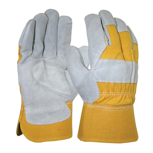 Guantes de Soldadura de Cuero de Cabra Vintage, Guantes de Seguridad para Exteriores, Transpirables, para las Cuatro Estaciones, Industria y Construcción - Product Image 4