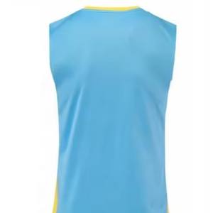 Ensemble d'uniformes de sport personnalisés à manches courtes pour hommes, respirant, en polyester et élasthanne, maillot et short d'entraînement de basketball et de football, kit d'équipe OEM - Product Image 6