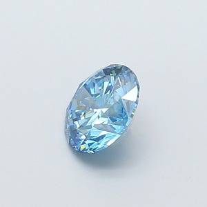 Diamant CVD cultivé en laboratoire, forme ronde, 1,2 carat, bleu vif fantaisie, clarté SI2, polissage excellent, pierre précieuse brute brillante. - Product Image 3