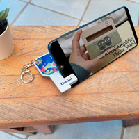 Soporte para Teléfono de Aleación de Zinc con Diseño de Horóscopo, Impresión Digital Acrílica Creativa a Prueba de Agua, Llavero, Regalo de Graduación