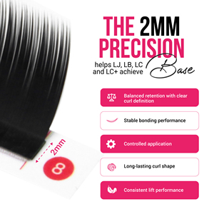 ขนตาปลอม CharmLash LB Curl Lashes แบบขายส่ง งอนพิเศษ 40 องศา ต่อขนตาแบบยกธรรมชาติ ฐาน 2 มม. สำหรับแต่งหน้าประจำวัน ให้ลุคสวยนุ่มนวล - Product Image 4