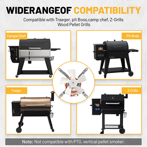 Ventilador/Soplador <span class=keywords><strong>de</strong></span> Inducción <span class=keywords><strong>de</strong></span> 3000 RPM <span class=keywords><strong>para</strong></span> Parrillas y Ahumadores Traeger, Pit Boss, Z Grills - Product Image 2
