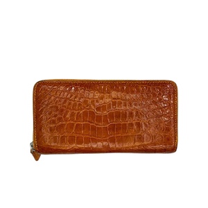 Portefeuille long unisexe de luxe en cuir de crocodile véritable, style tendance, OEM/ODM, taille 22 cm x 12 cm x 3 cm - Product Image 1