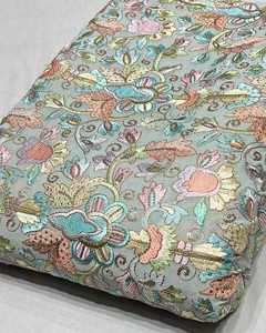 Tela de Chifón Bordada Malty Dobby, 100% Poliéster, Transpirable, Ecológica, para Bodas, Color Personalizado, Suministro Textil, Exportaciones - Product Image 5