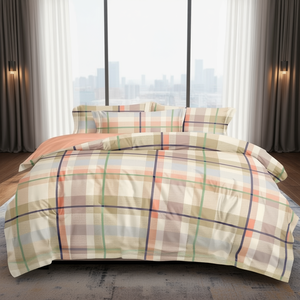 72x78x8 Inch Disposable Hotel <b>Bedding</b> <b>Set</b> <b>Single</b> Flat Cotton Bed Sheet with Elastic 300TC Solid Pattern - Product Image 3