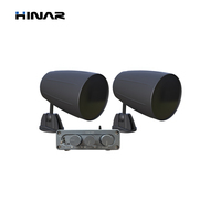 Sistem Speaker Komersial HINAR 2.1 Saluran Amplifier Kelas D RCA Loudspeaker Dinding untuk Ruang Konferensi