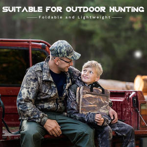 Cojín de Asiento Impermeable para Caza con Diseño de Camuflaje, Plegable, de Espuma, con Bolsillo y Asa, Portátil, para Exteriores, Hecho por Imra Impex - Product Image 5