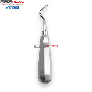 Élévateur apical angulaire gauche de 6 pouces # 302 Instrument d'extraction dentaire, élévateur chirurgical luxateur en acier inoxydable pour racine dentaire - Product Image 4