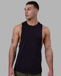 Camiseta Deportiva Transpirable de Alta Calidad para Hombre, Corte Holgado, Algodón y Fibra de Bambú, Servicio OEM - Product Image 3