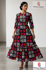 Tissu en coton imprimé africain Ankara Kitenge pour la confection de robes, vêtements de mode, couture, artisanat textile Ghana - Product Image 4