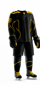 Conjunto Deportivo de Hockey sobre Hielo para Competición, Diseño Personalizado por Sublimación en Poliéster - Product Image 2