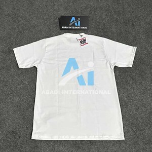 เสื้อยืด Asali สีขาวคุณภาพสูงสำหรับผู้ชาย ดีไซน์ลายสกรีนแบบใหม่ ราคาขายส่ง สวมใส่สบาย - Product Image 2